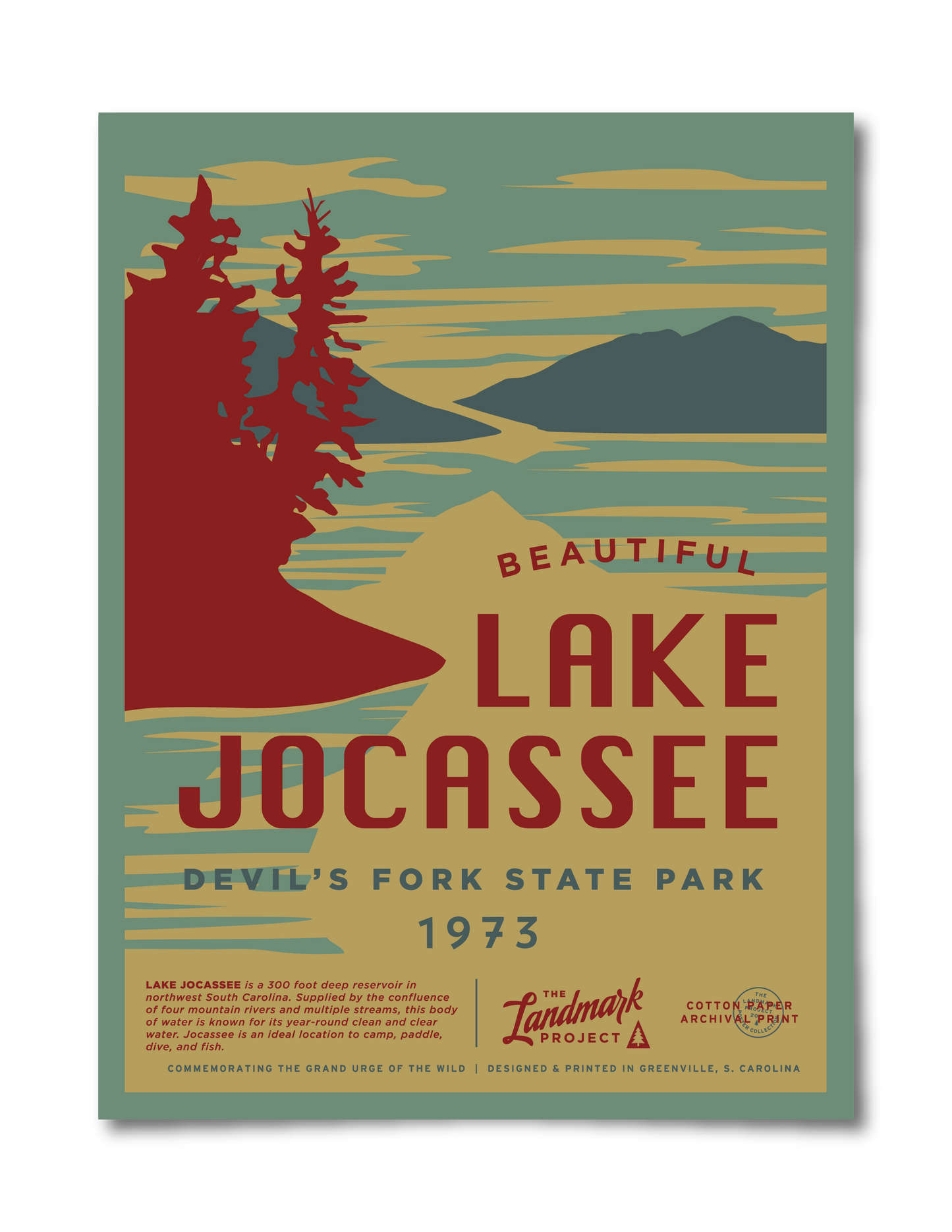 Lake Jocassee Poster