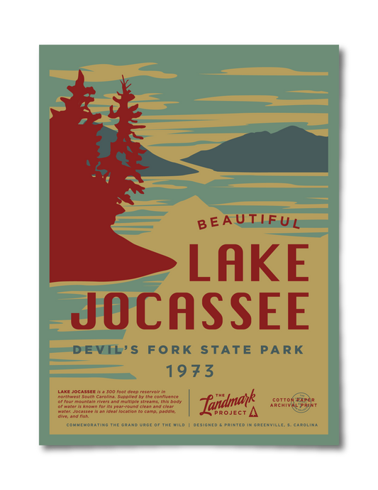 Lake Jocassee Poster