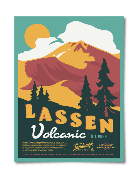 Lassen Volcanic National Park Poster
