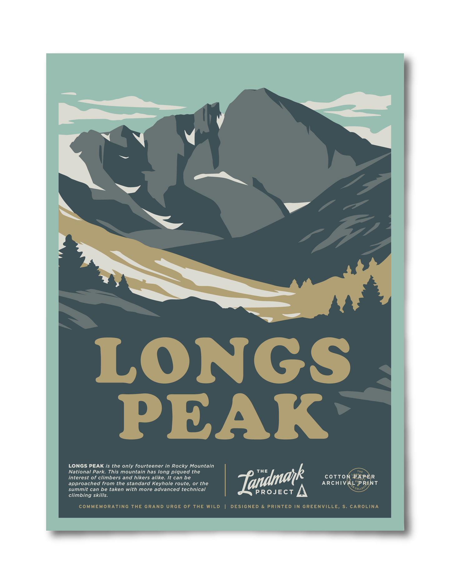 Longs Peak Poster