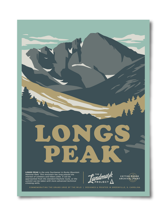 Longs Peak Poster