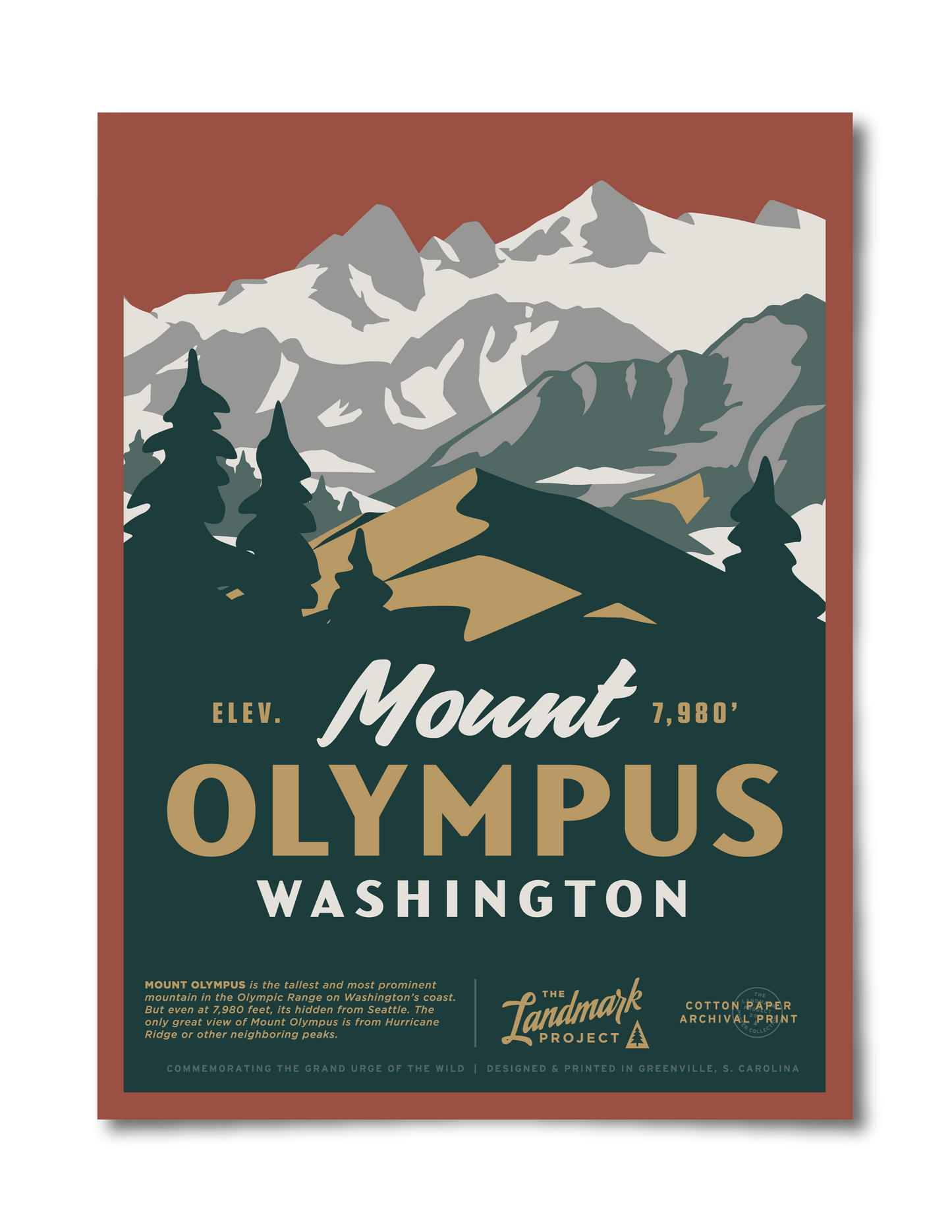 Mount Olympus Poster