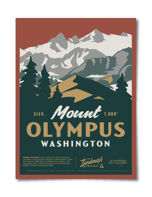 Mount Olympus Poster