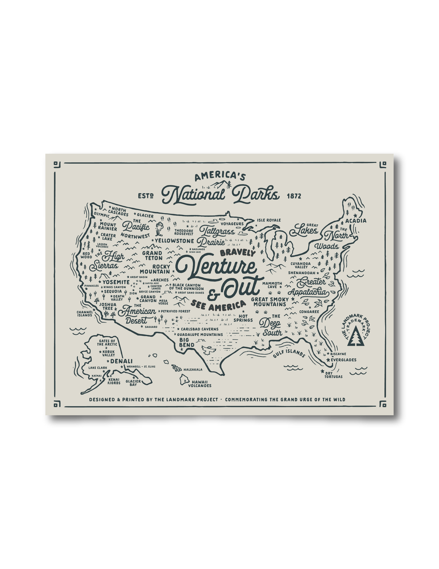 NPS Map Poster