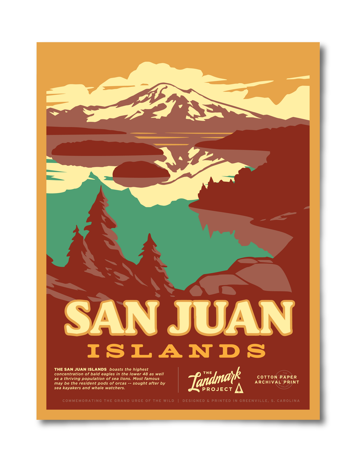 San Juan Islands National Historical Park Poster