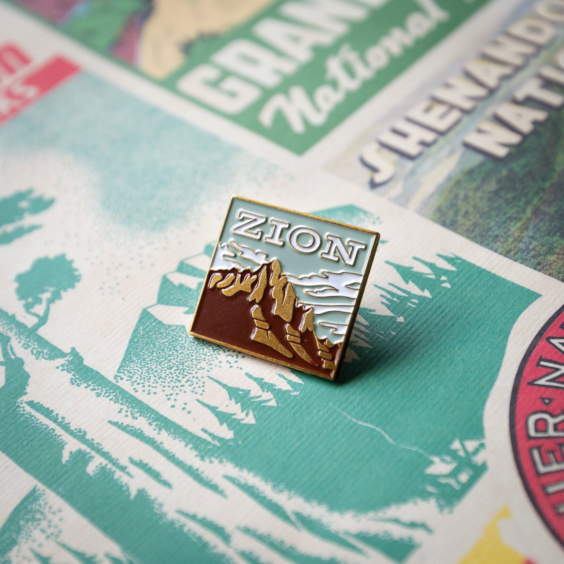 Zion National Park Enamel Pin