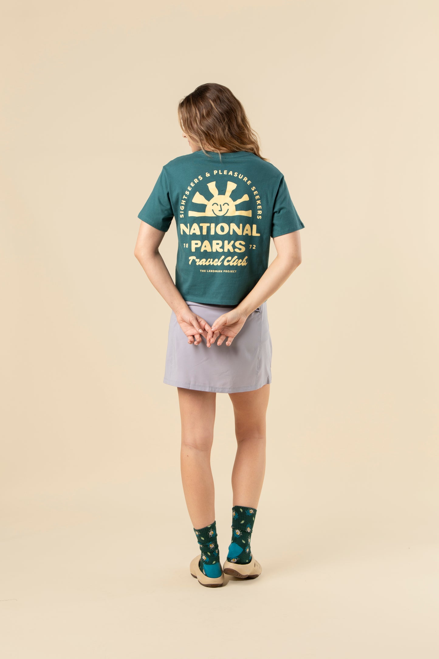 National Parks Travel Club Women's Short Sleeve Boxy Tee