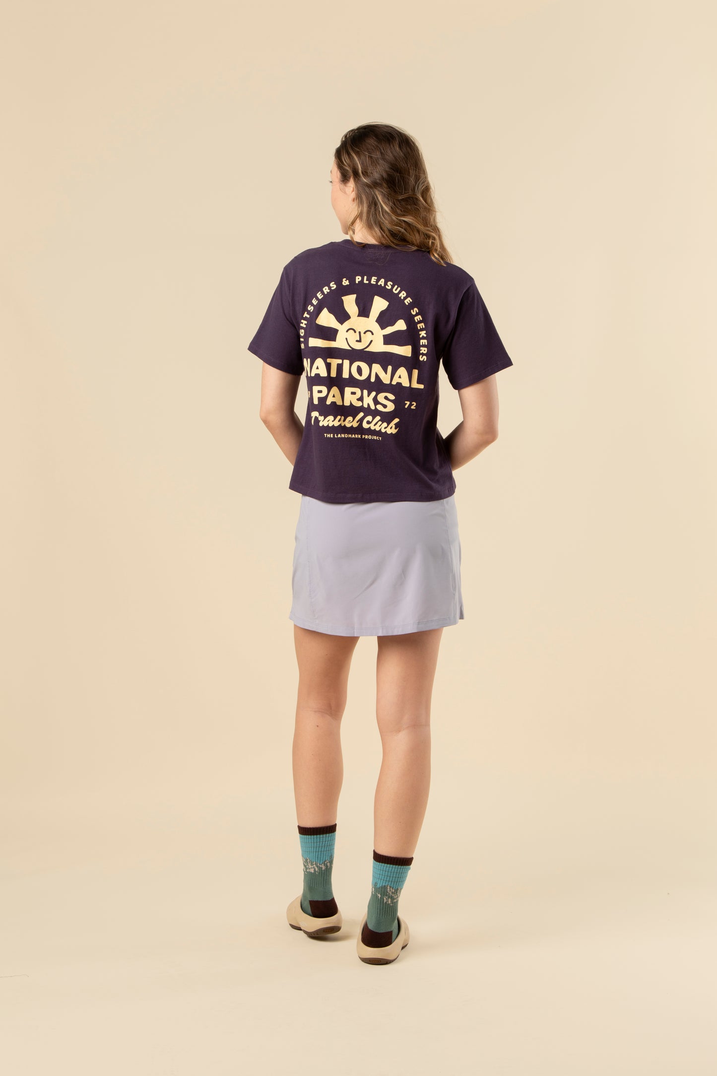 National Parks Travel Club Women's Short Sleeve Boxy Tee