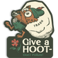 Give A Hoot, Don't Pollute Sticker