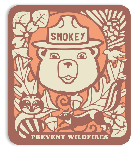Prevent Wildfires Sticker
