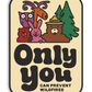 Only You Retro Sticker