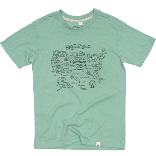 NPS Map Youth Tee