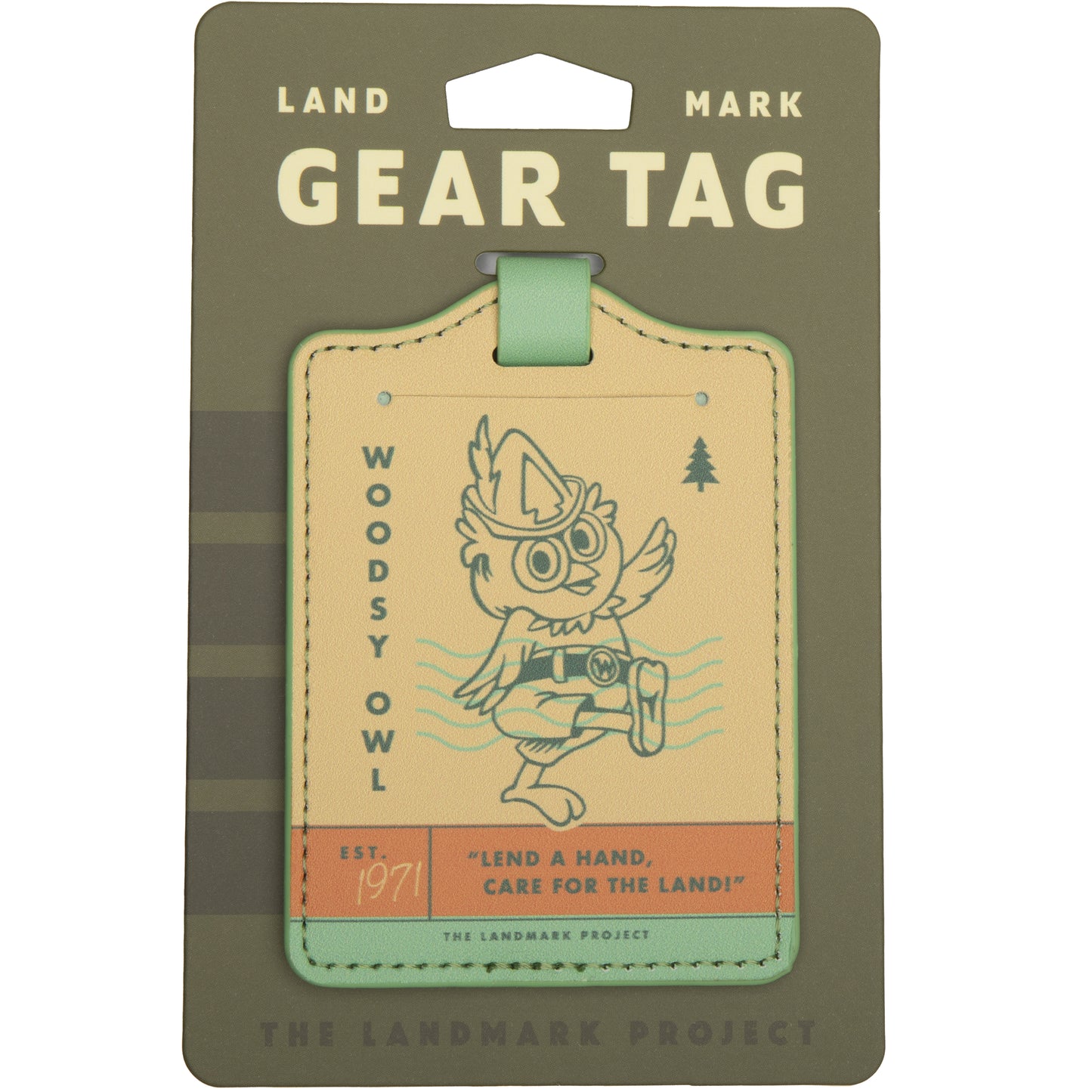 Woodsy Owl Gear Tag