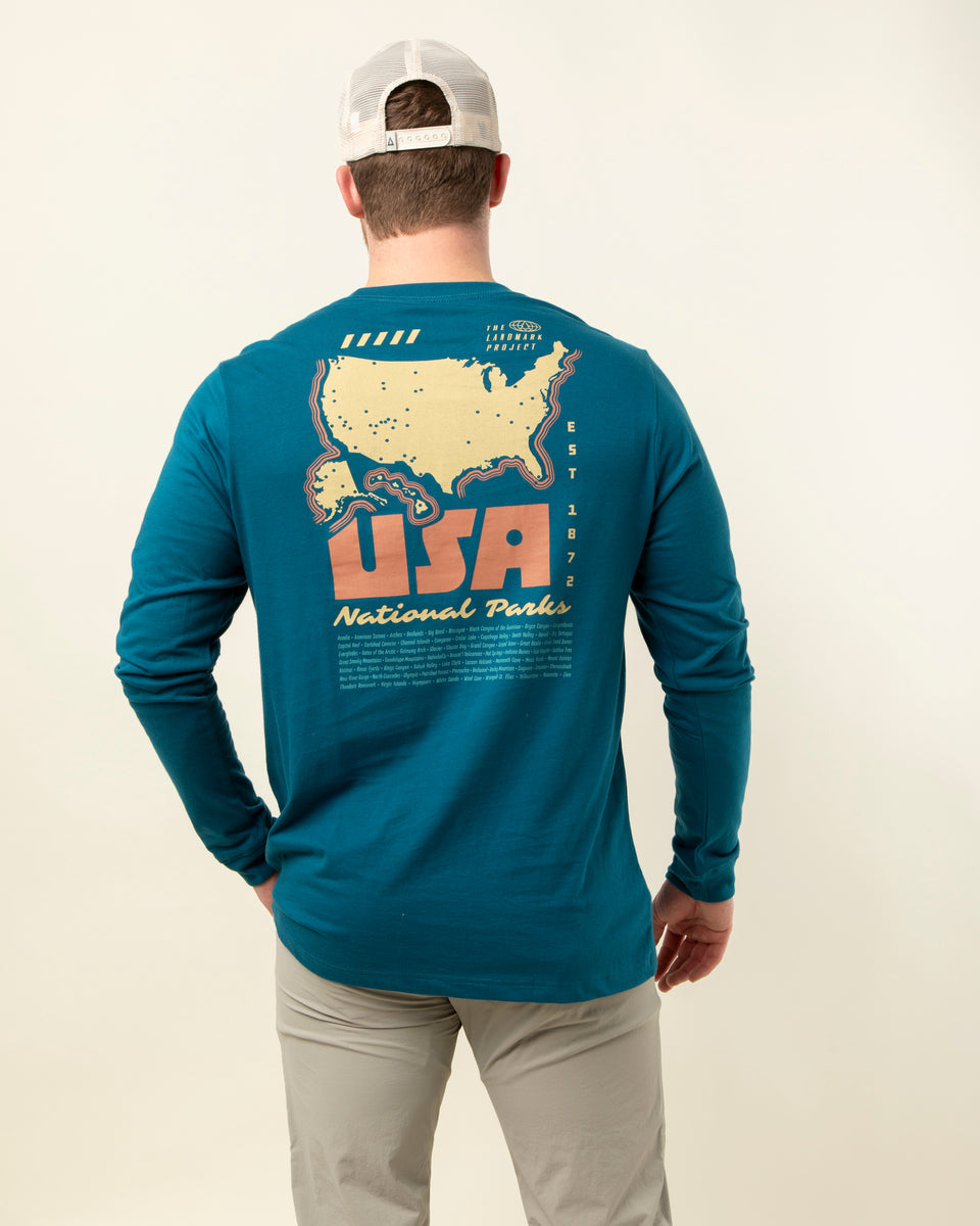 National Parks of the USA Unisex Long Sleeve Tee