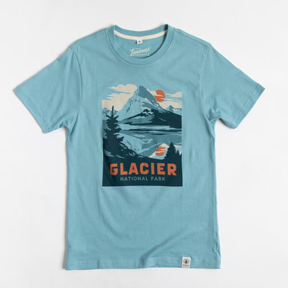 Glacier National Park Unisex Short Sleeve Tee