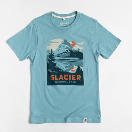 Glacier National Park Unisex Short Sleeve Tee