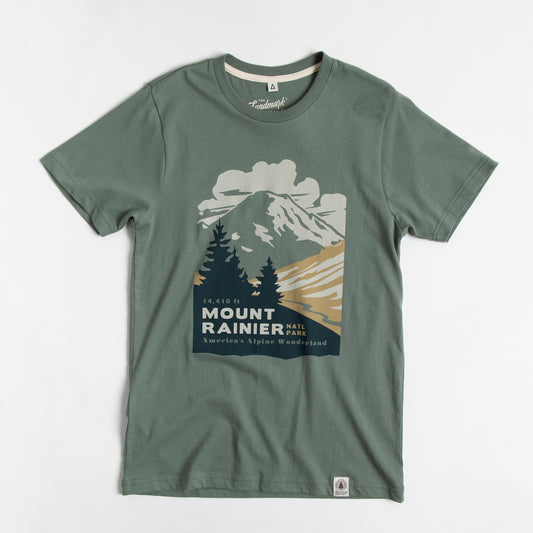 Mount Rainier National Park Unisex Short Sleeve Tee