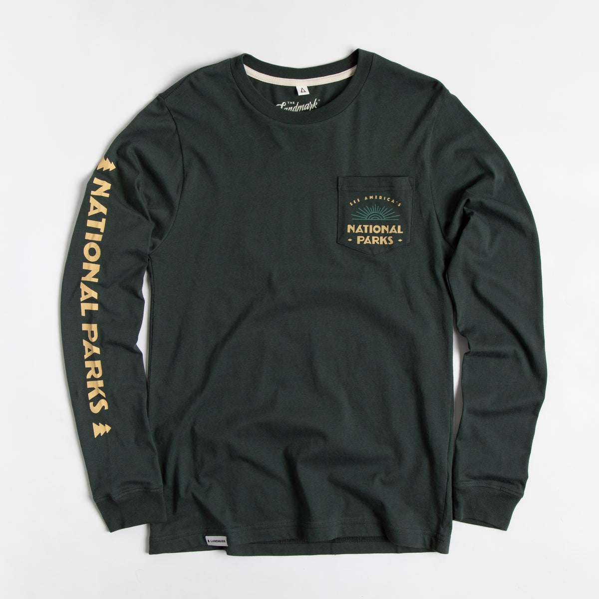See America's National Parks Unisex Long Sleeve Tee w/ Pocket