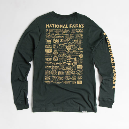 See America's National Parks Unisex Long Sleeve Tee w/ Pocket