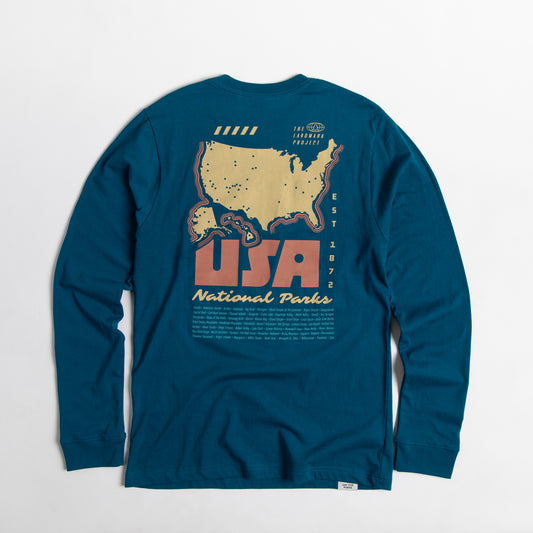National Parks of the USA Unisex Long Sleeve Tee