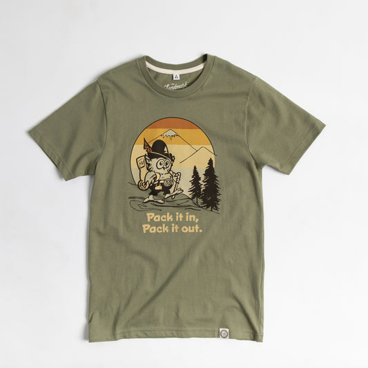 Pack It In, Pack It Out Unisex Short Sleeve Tee