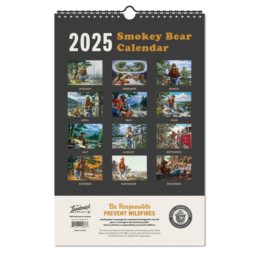 2025 Smokey Bear Calendar Landmark Wholesale