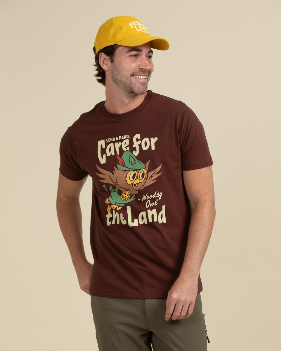 Woodsy Owl Care for the Land Unisex Short Sleeve Tee
