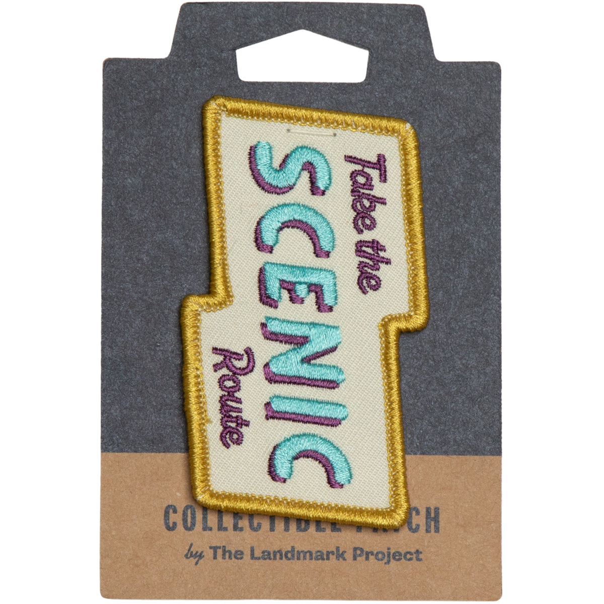 Take the Scenic Route Embroidered Patch