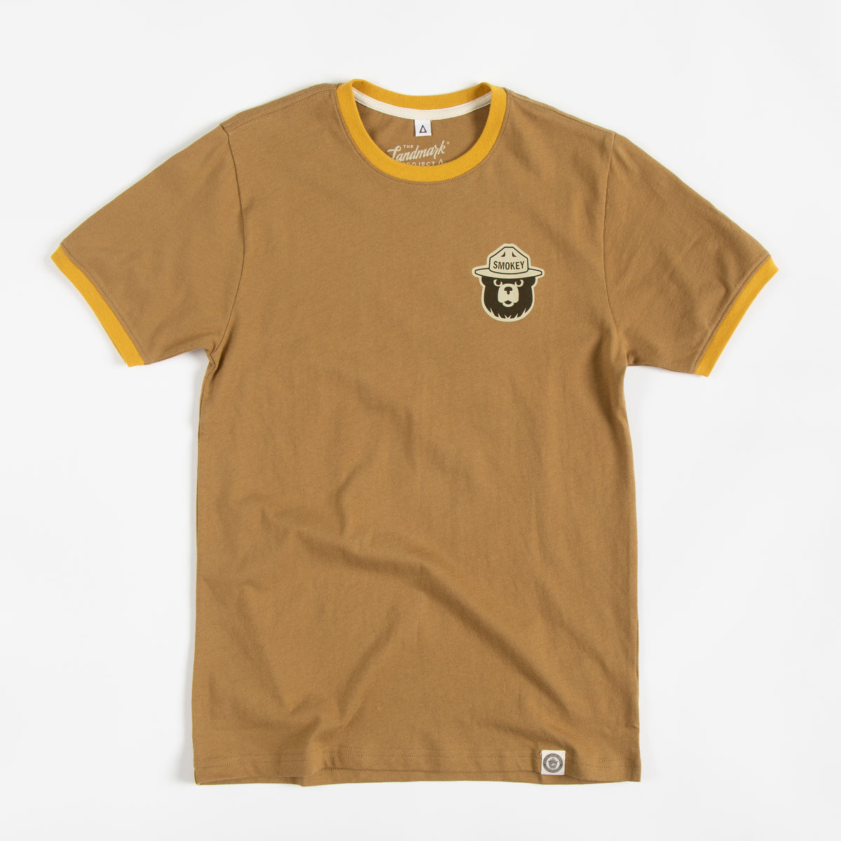 Smokey Bear Emblems Unisex Short Sleeve Ringer Tee