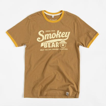 Smokey Script Unisex Short Sleeve Ringer Tee