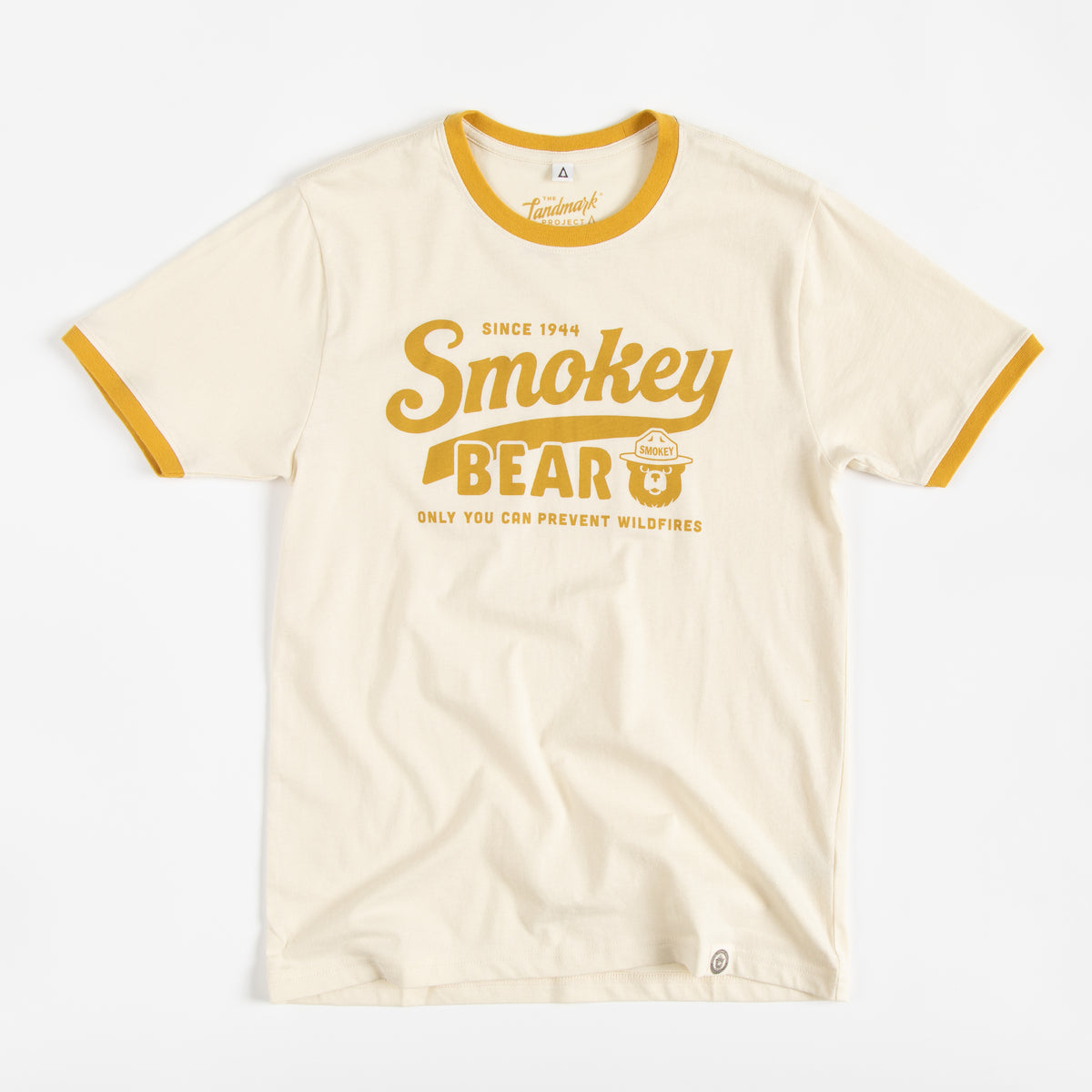 Smokey Script Unisex Short Sleeve Ringer Tee