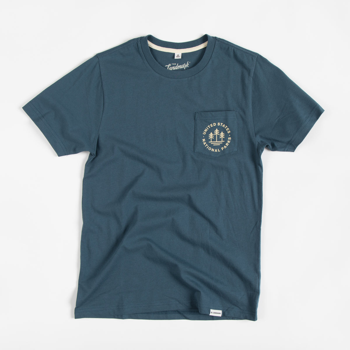 NEW U.S. National Parks Unisex Short Sleeve Tee w/ Pocket