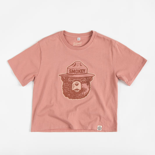 Smokey Logo Women's Short Sleeve Boxy Tee