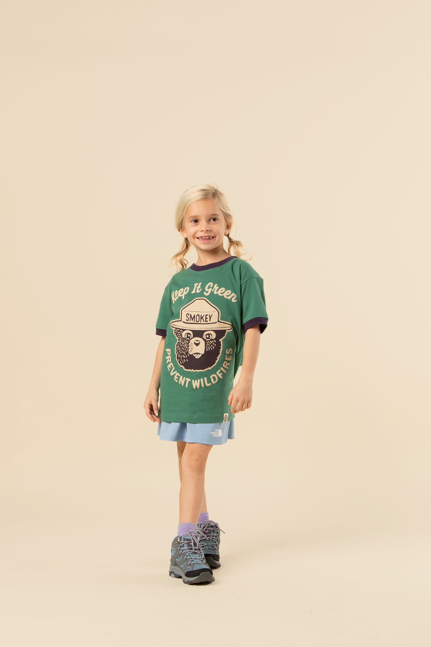 Keep It Green Youth Short Sleeve Ringer Tee