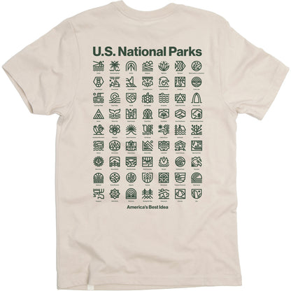 U.S. National Parks Unisex Short Sleeve Pocket Tee