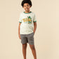 Give A Hoot, Don't Pollute Youth Short Sleeve Ringer Tee