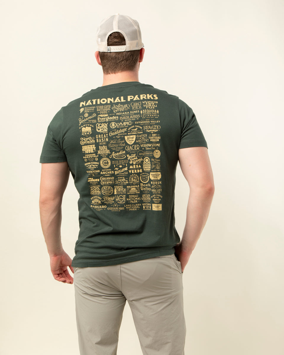 See America's National Parks Unisex Short Sleeve Tee w/ Pocket