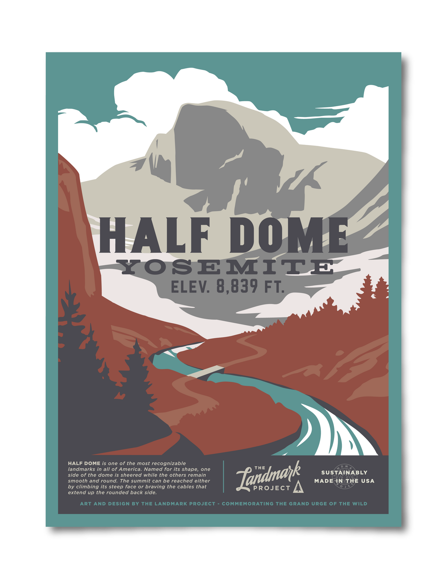 Half Dome Poster