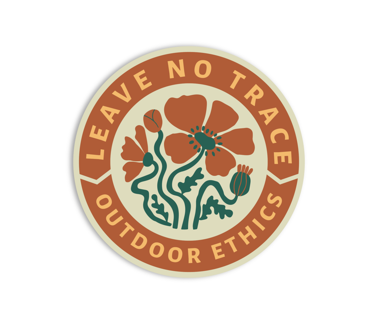Leave No Trace Outdoor Ethics Sticker