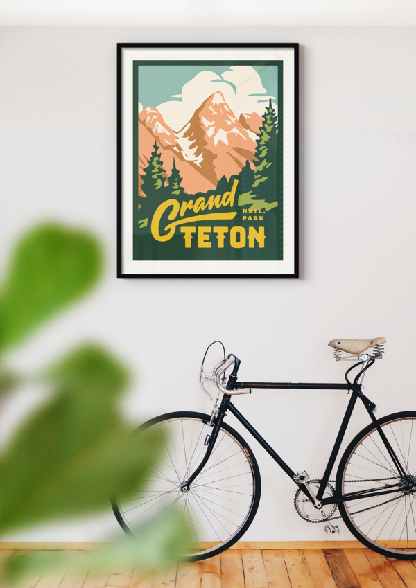 Grand Teton Overlook Poster