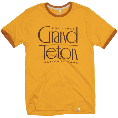 Grand Teton Type Ringer Tee