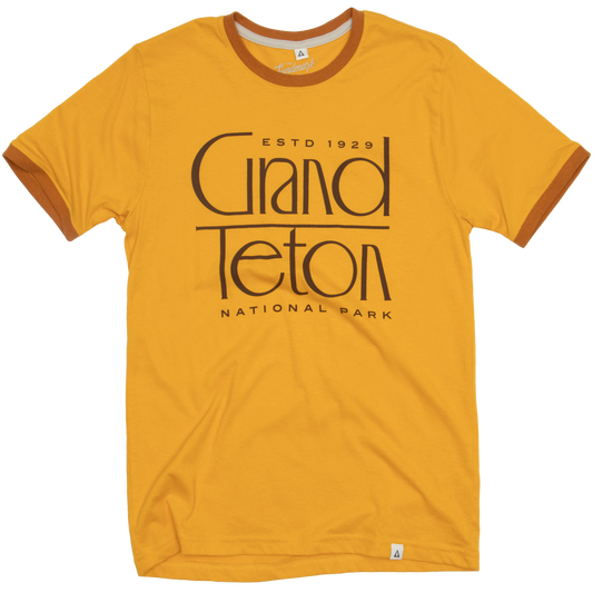 Grand Teton Type Ringer Tee