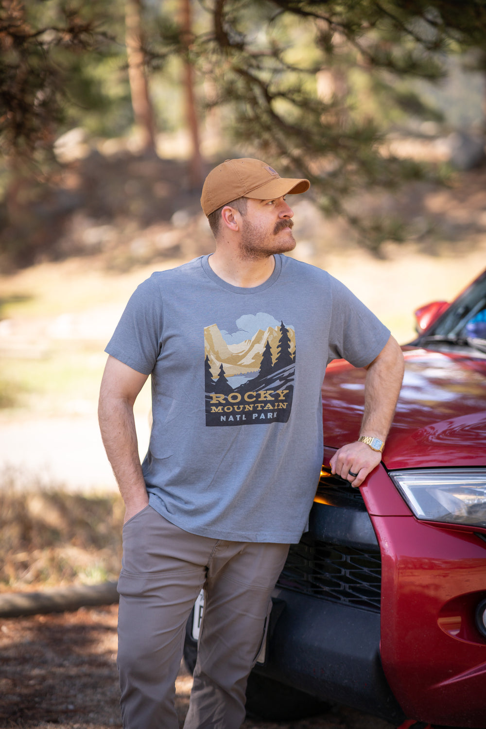 Rocky Mountain National Park Unisex Short Sleeve Tee