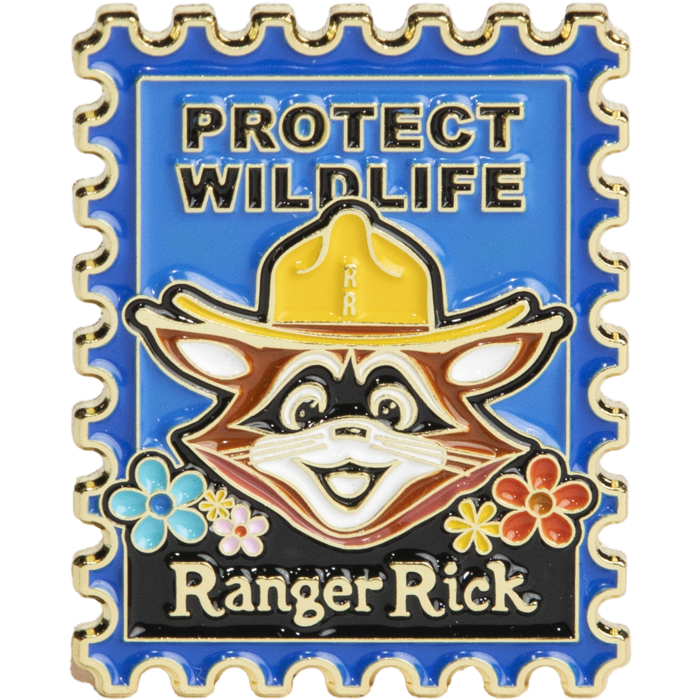 Ranger Rick Postage Stamp Pin