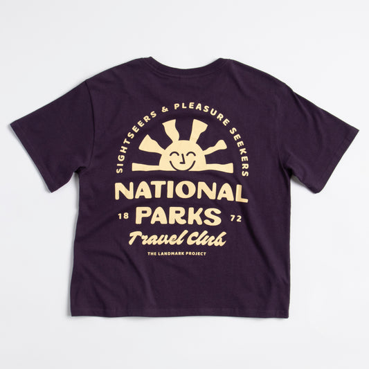 National Parks Travel Club Women's Short Sleeve Boxy Tee