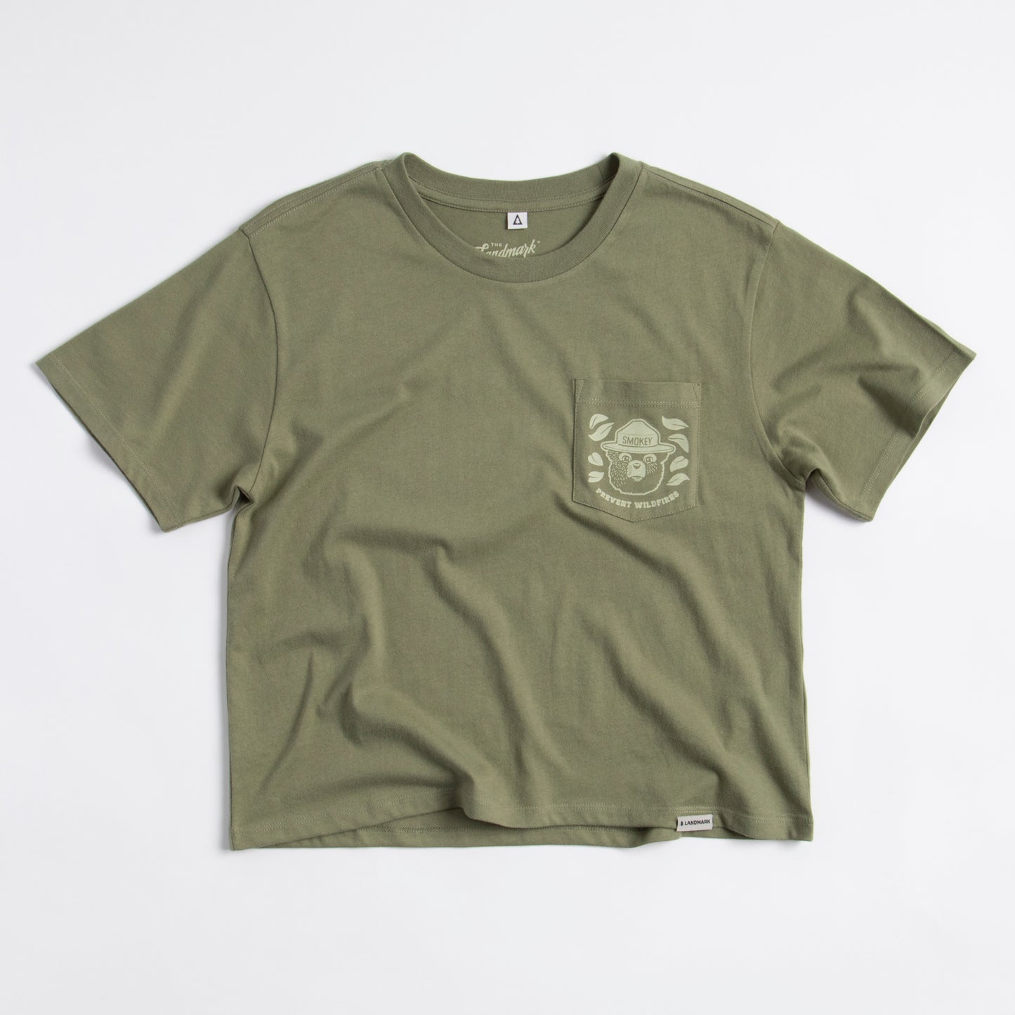 Keep Our Forests Green and Growing Women's Short Sleeve Boxy Tee w/ Pocket