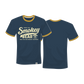 Preorder - Smokey Script Unisex Short Sleeve Ringer Tee