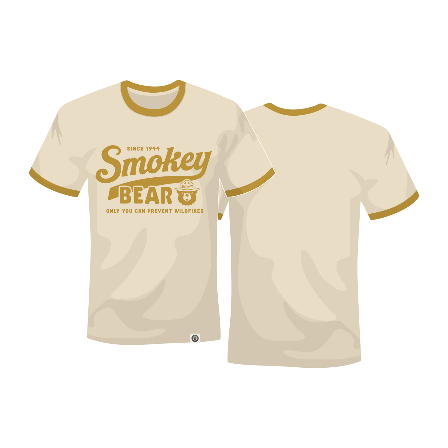 Preorder - Smokey Script Unisex Short Sleeve Ringer Tee