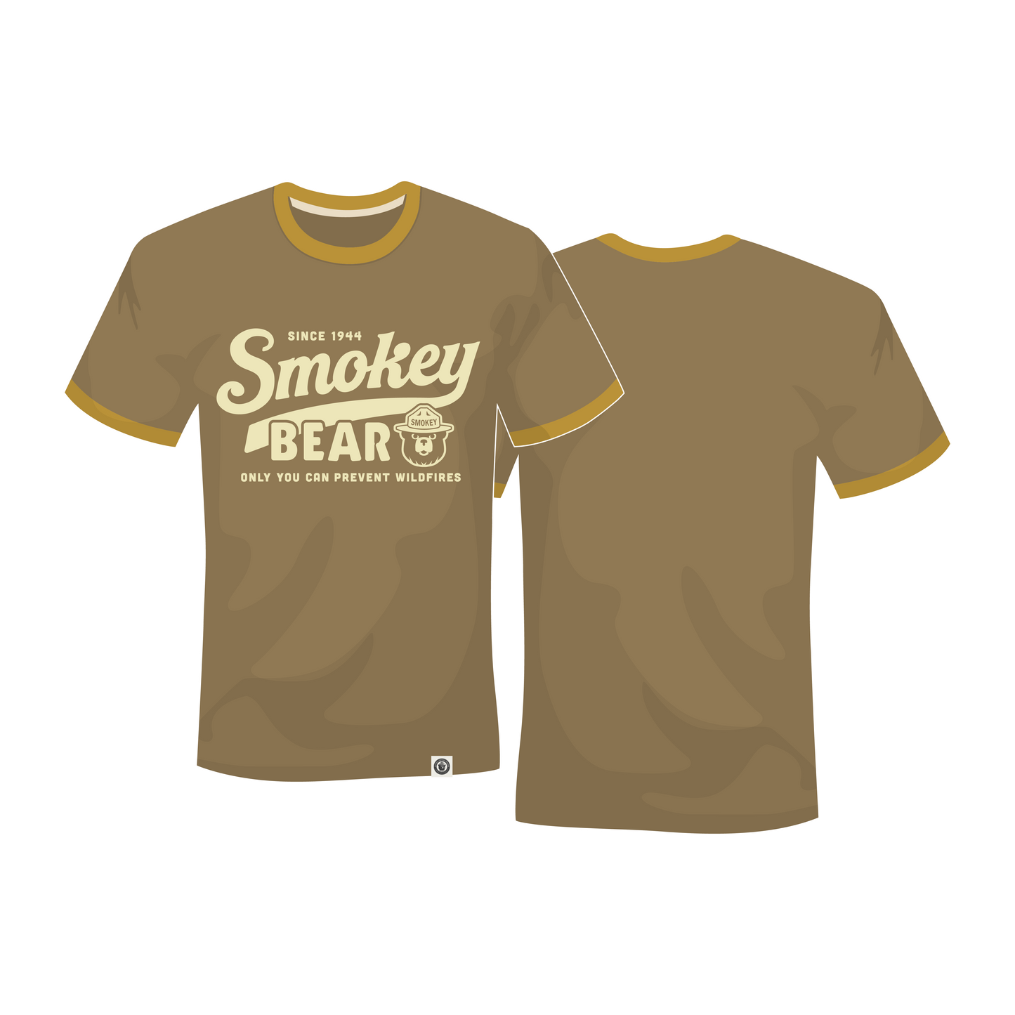 Preorder - Smokey Script Unisex Short Sleeve Ringer Tee