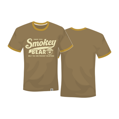Preorder - Smokey Script Unisex Short Sleeve Ringer Tee